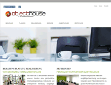 Tablet Screenshot of objecthouse.de